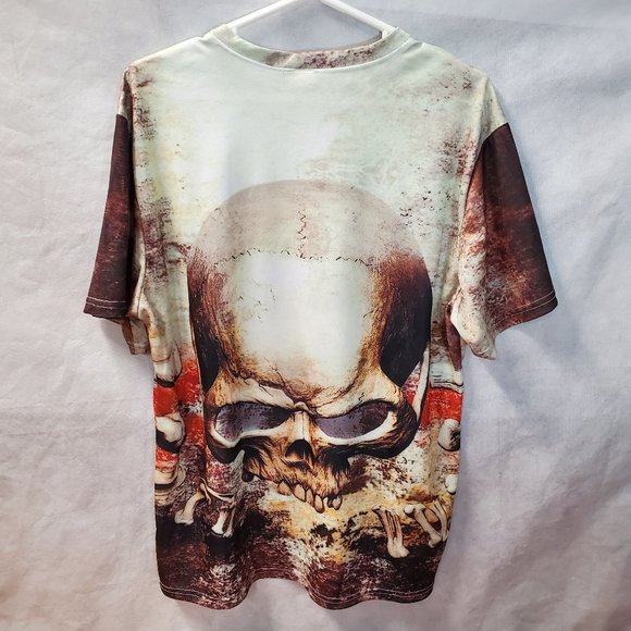 Devin Du Skull Shirt 100% Polyester - Picture 5 of 6